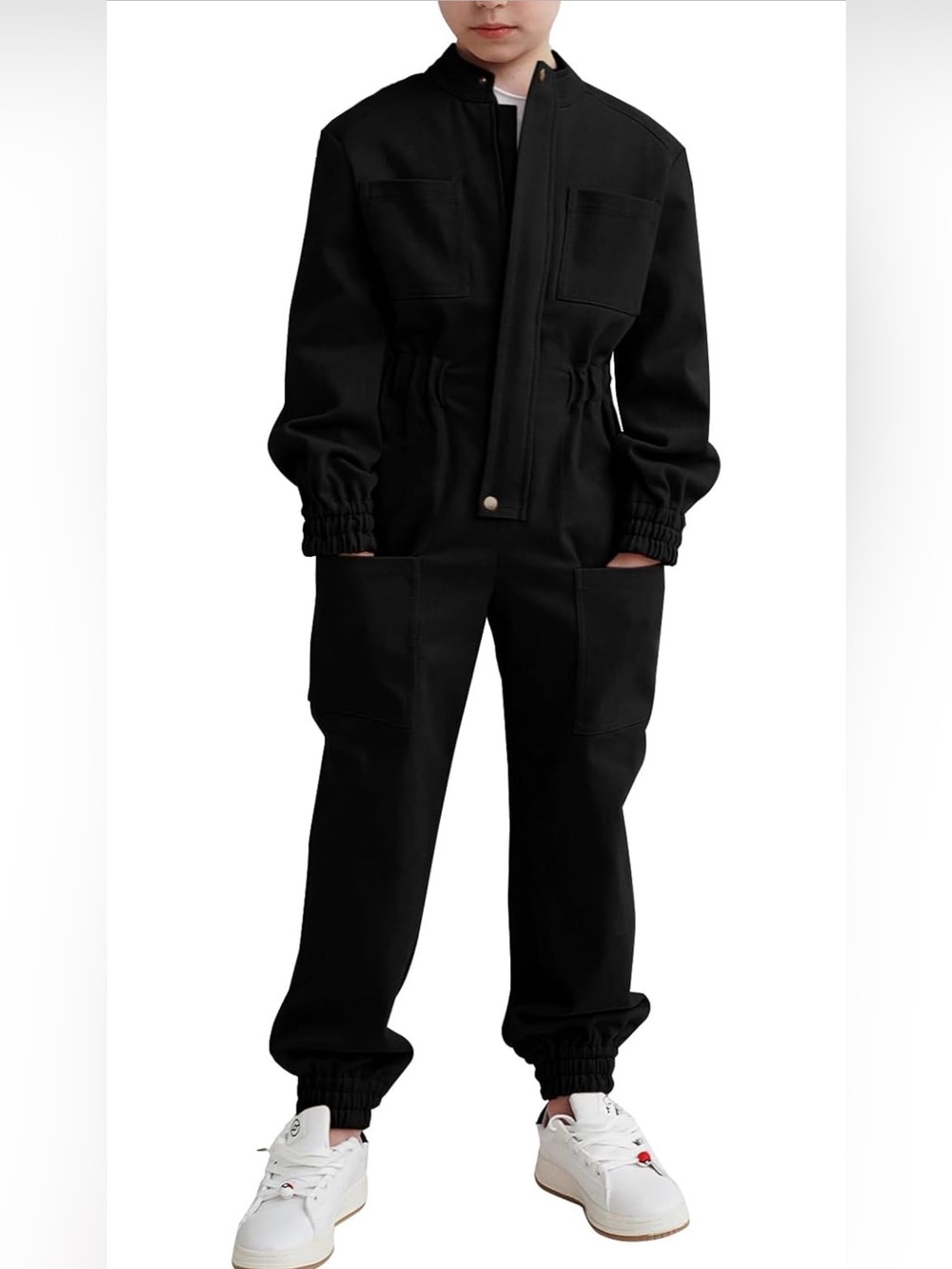 Kids Coveralls Jumpsuit – Haloumoning – Long Sleeve Zip-Up – NEW